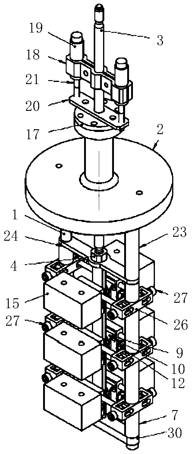 Fretting wear test device and system