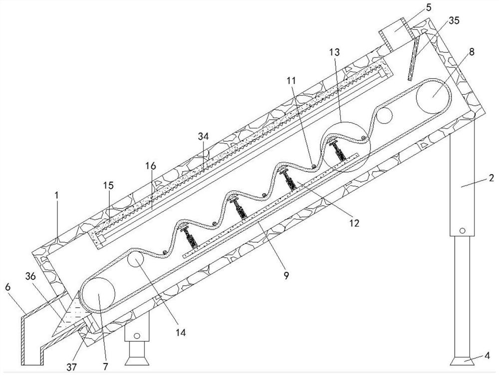 Raw material preheating device for capacitor plastic shell processing