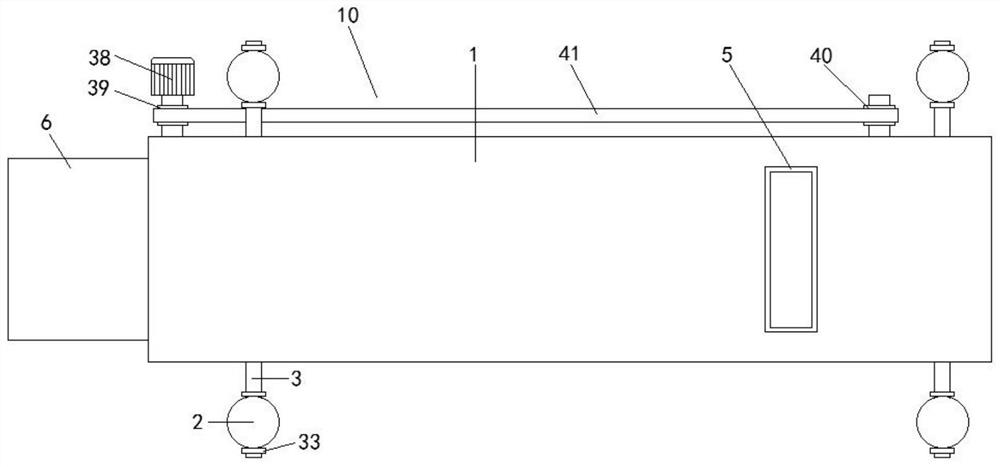 Raw material preheating device for capacitor plastic shell processing