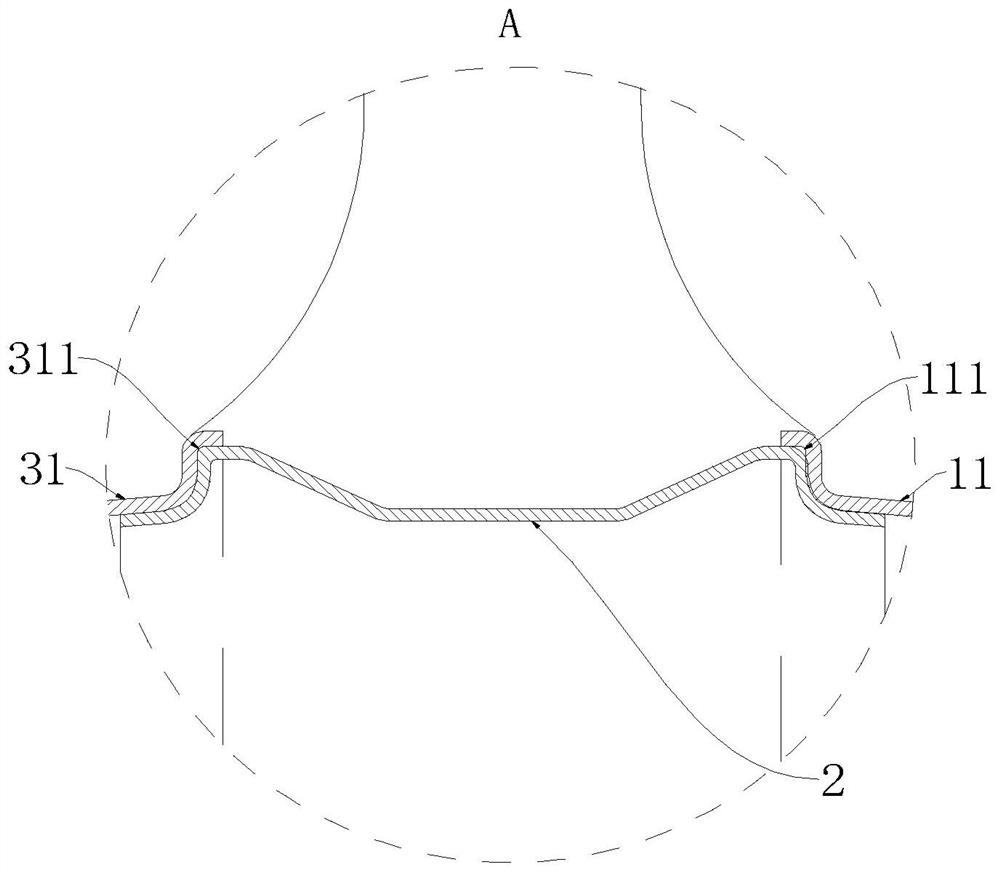 Wheel set mechanism for installing double tires and tractor