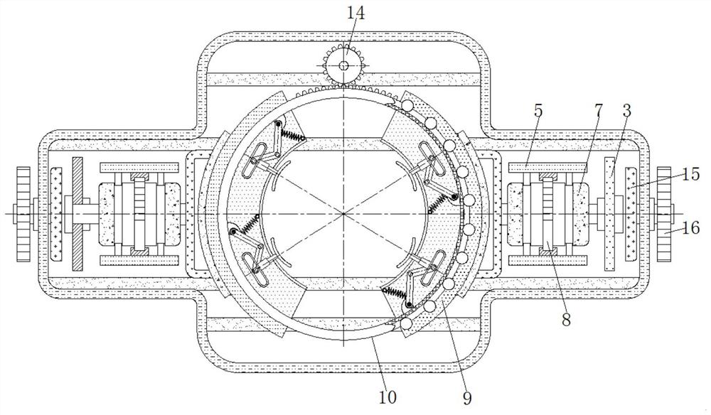 Auxiliary disassembly-free fixed adjustment device for wheel hub spraying based on intelligent manufacturing