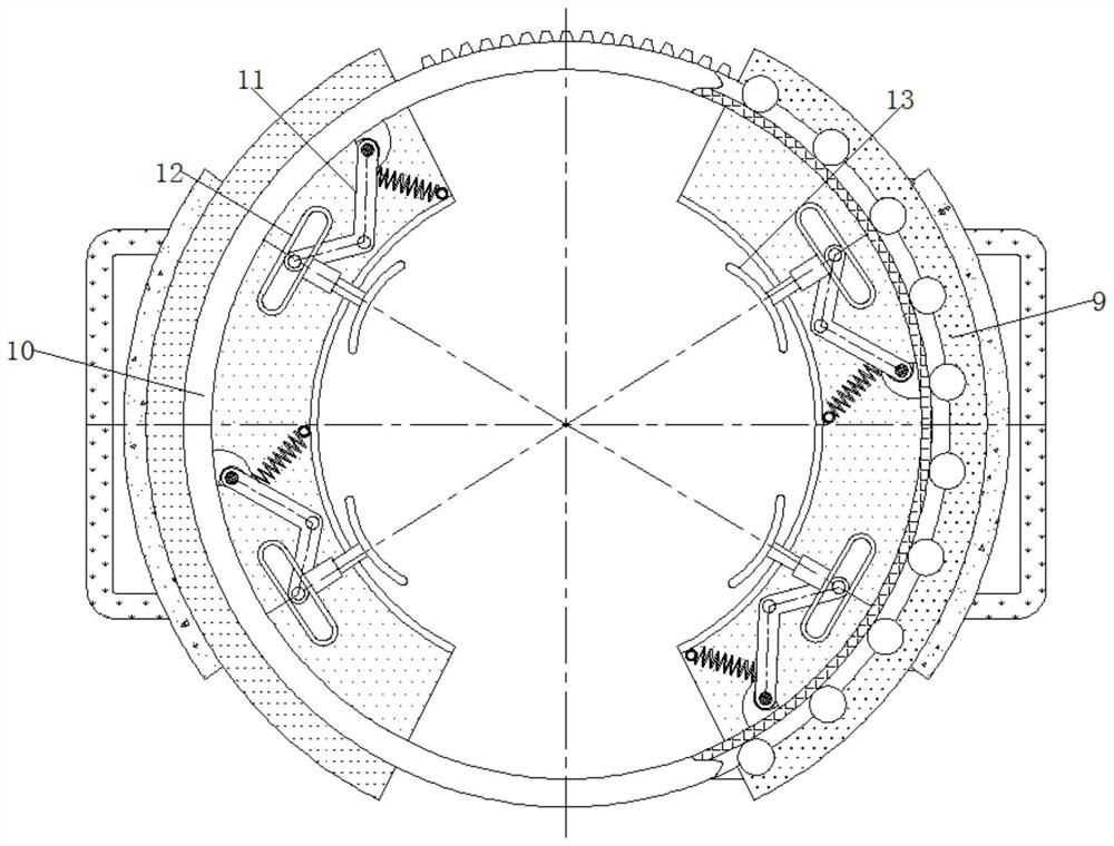 Auxiliary disassembly-free fixed adjustment device for wheel hub spraying based on intelligent manufacturing