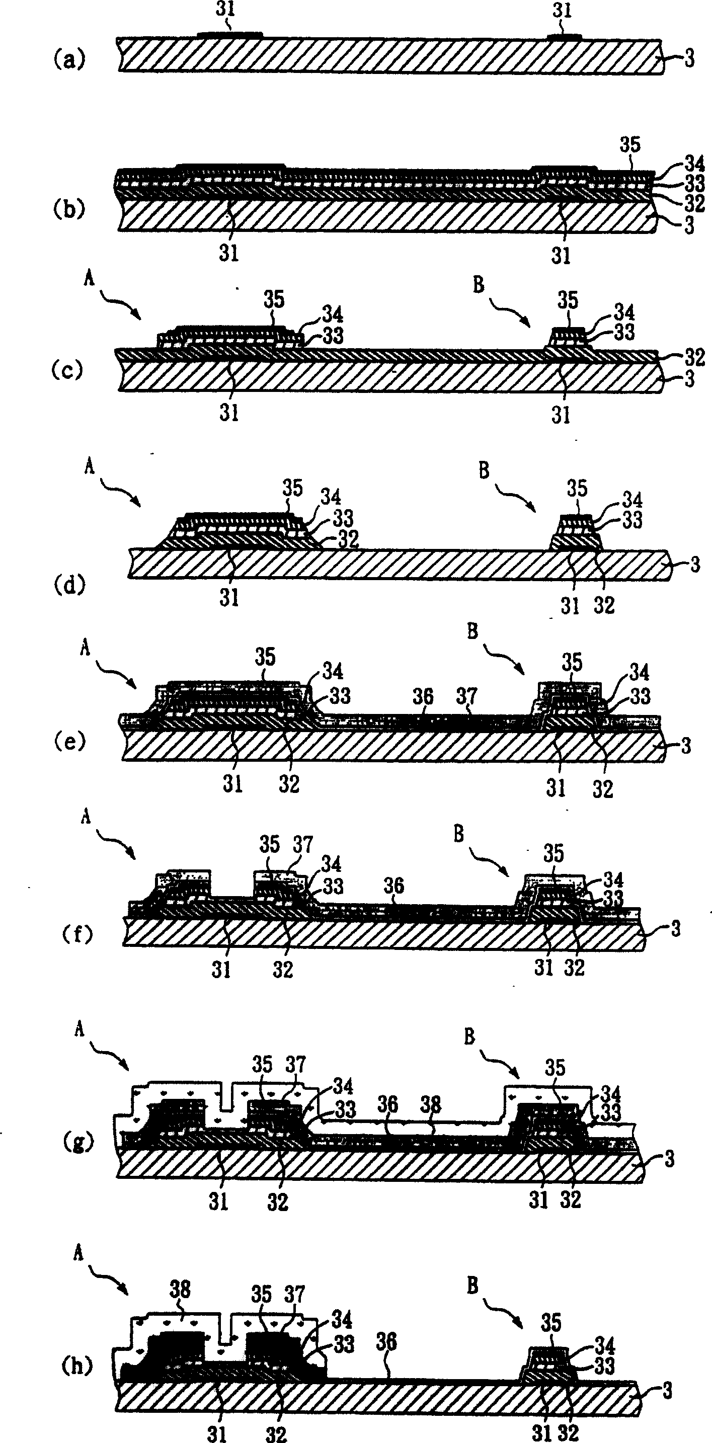 Method for making base-board of liquid crystal display