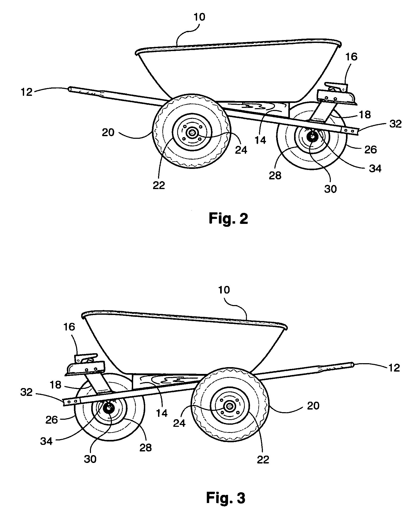 Wheelbarrow trailer