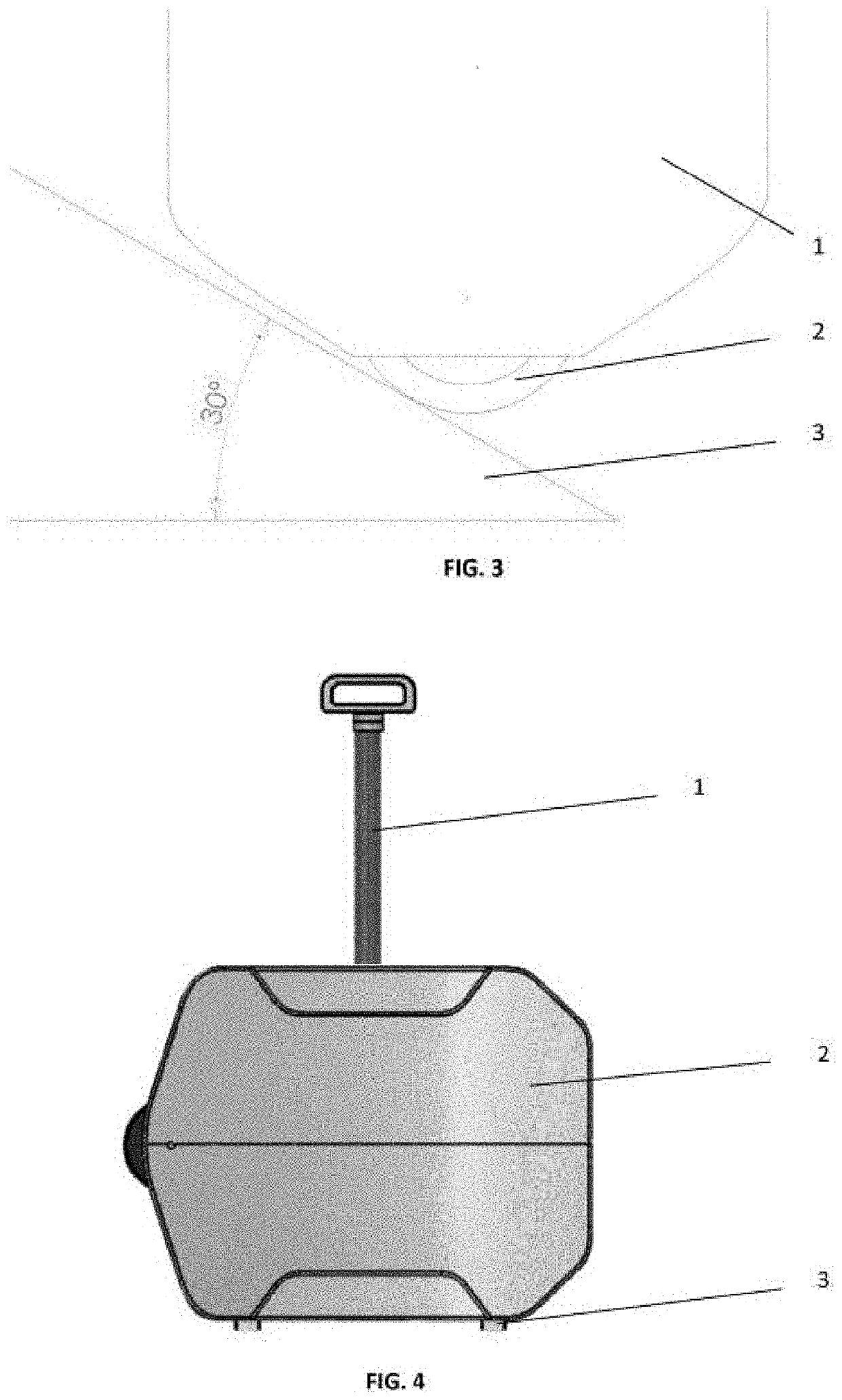 Self-balancing electric motorized luggage