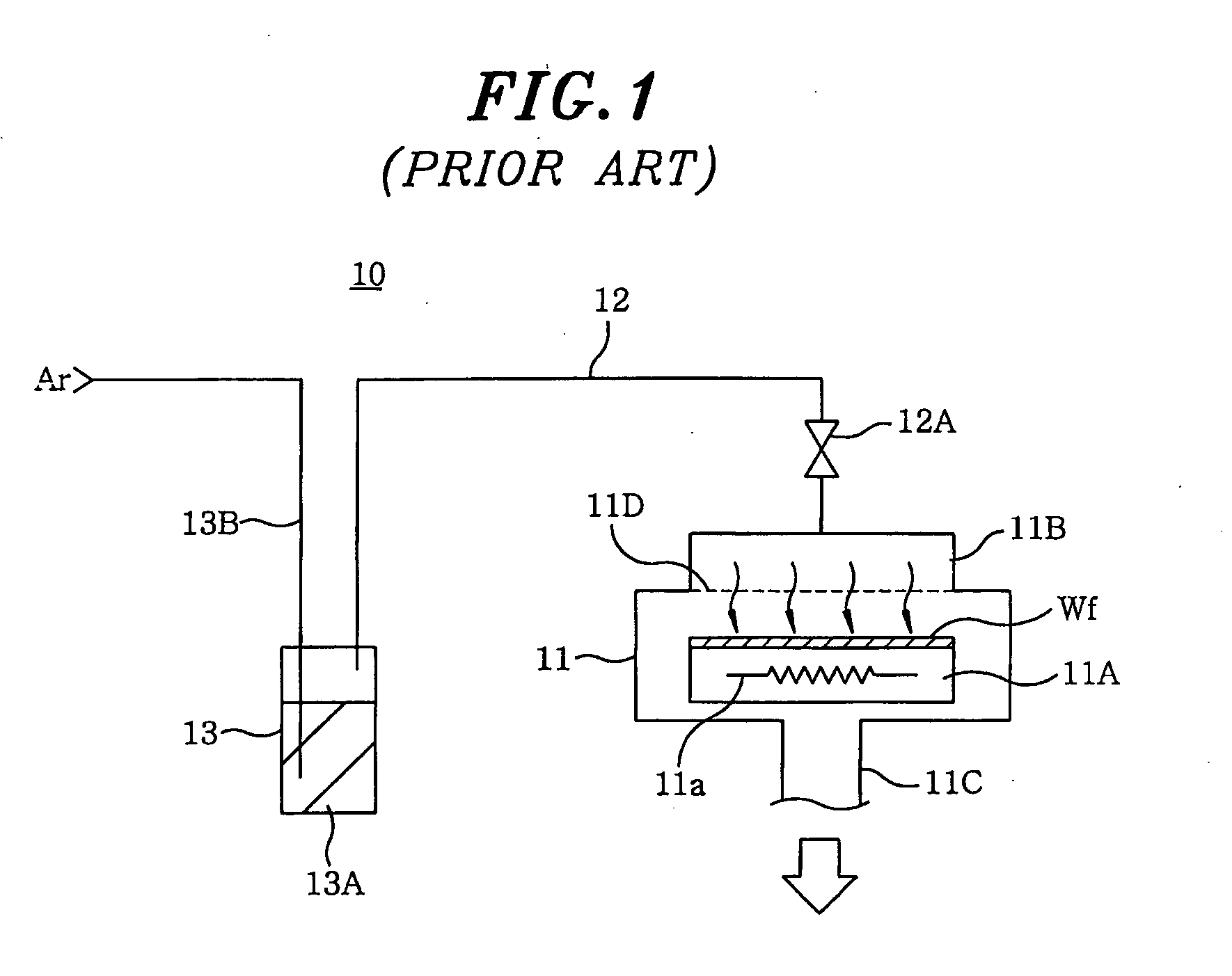 Processing gas supply mechanism, film forming apparatus and method, and computer storage medium storing program for controlling same