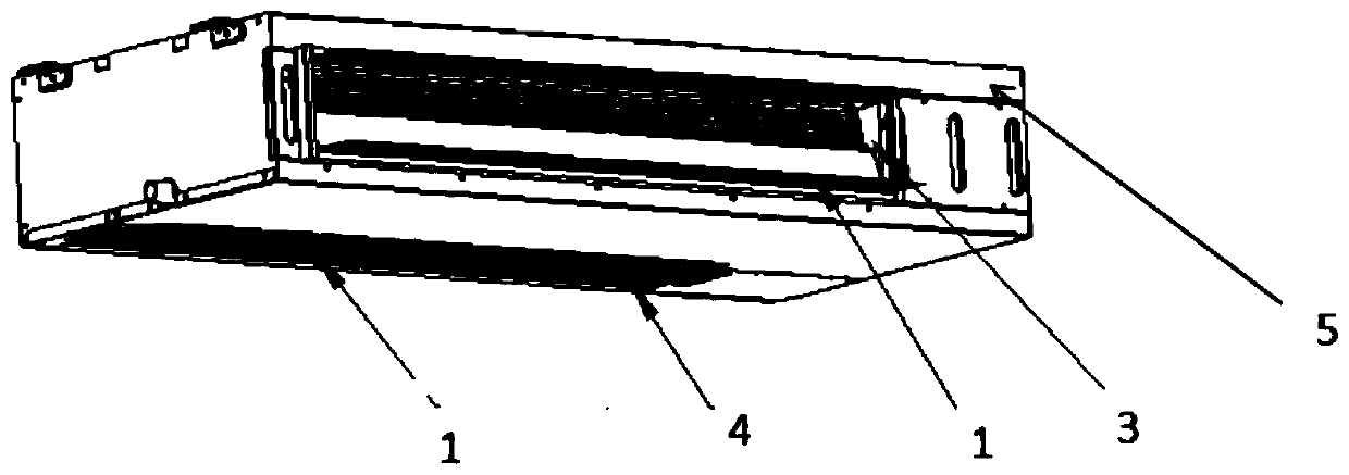 Air conditioner with rotatable filtering mechanism