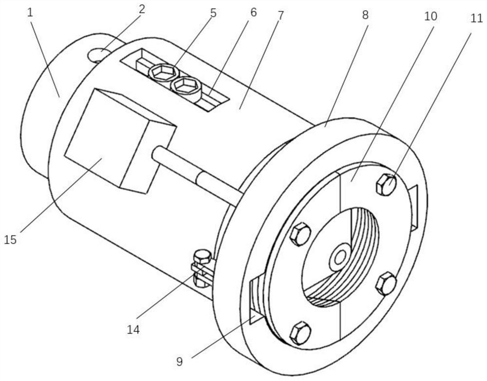 A flanging type pipe liquid filling forming sealing device and method