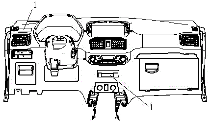 Automatic adjusting system for air of automobile passenger compartment