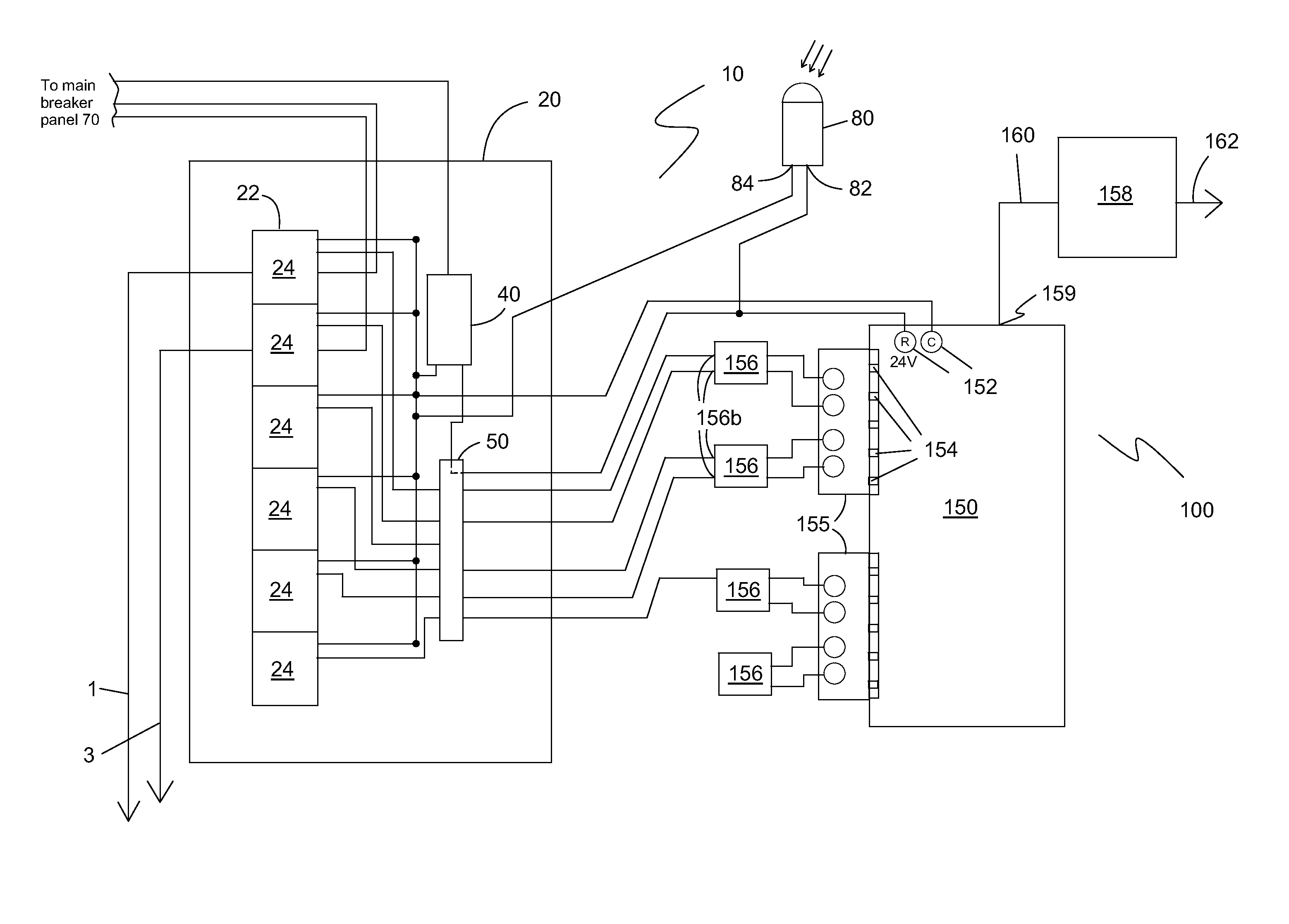 Power intervening and management panel, system and method for a power control panel