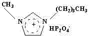 Method for preparing acrolein by catalyzing glycerin dehydration with solid-supported acidic ionic liquid