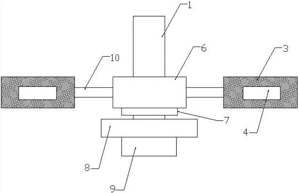 Cooling and chip-absorbing device for numerical control tool