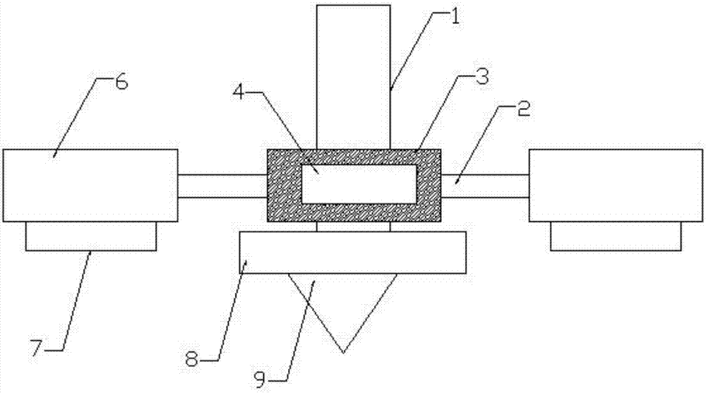 Cooling and chip-absorbing device for numerical control tool