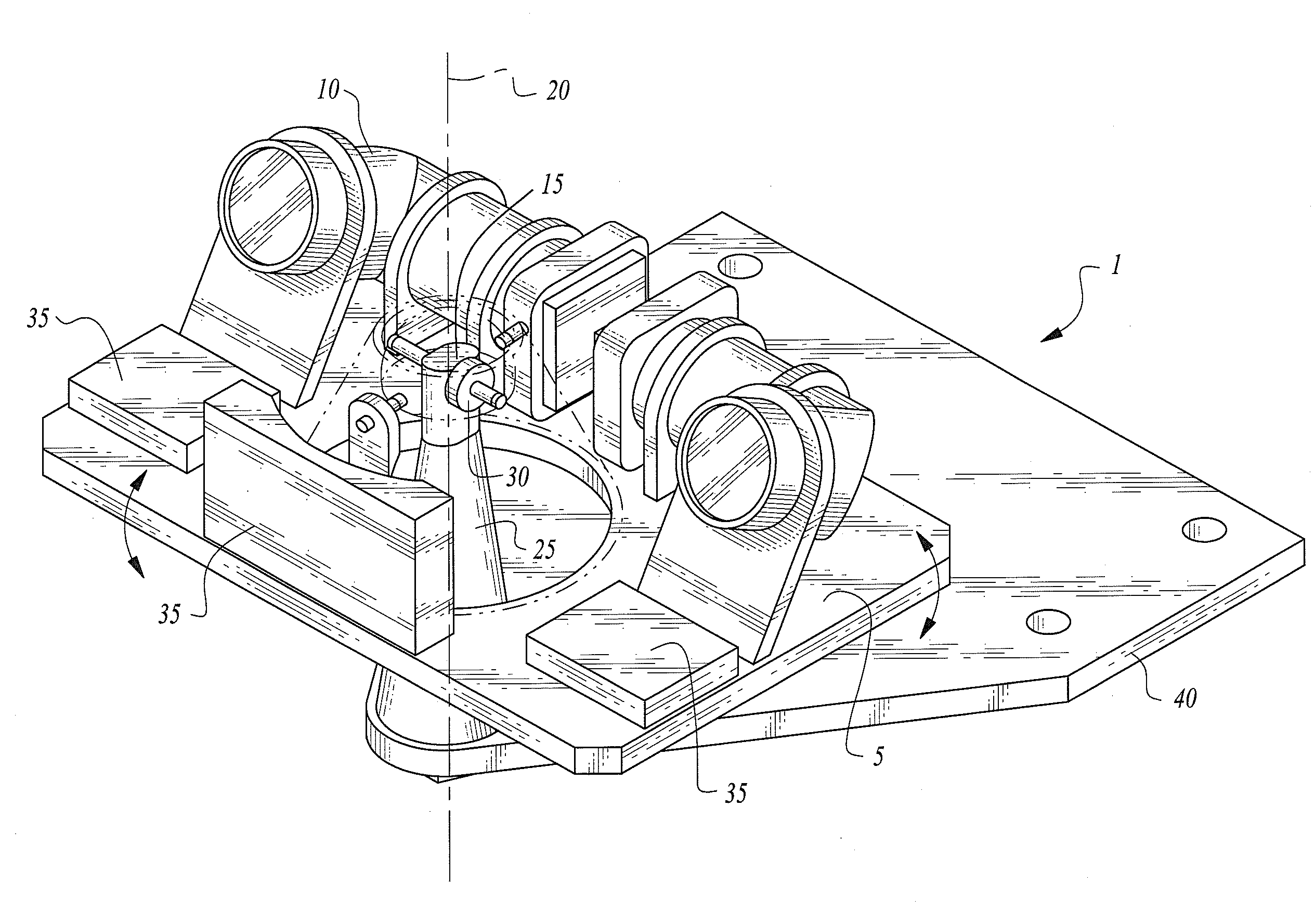 Gravity-Stabilized Sensor Mount for Moving Platform