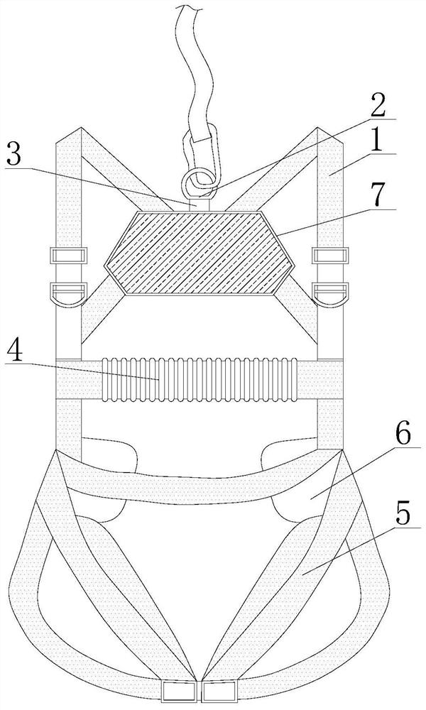 Safety belt for working at heights