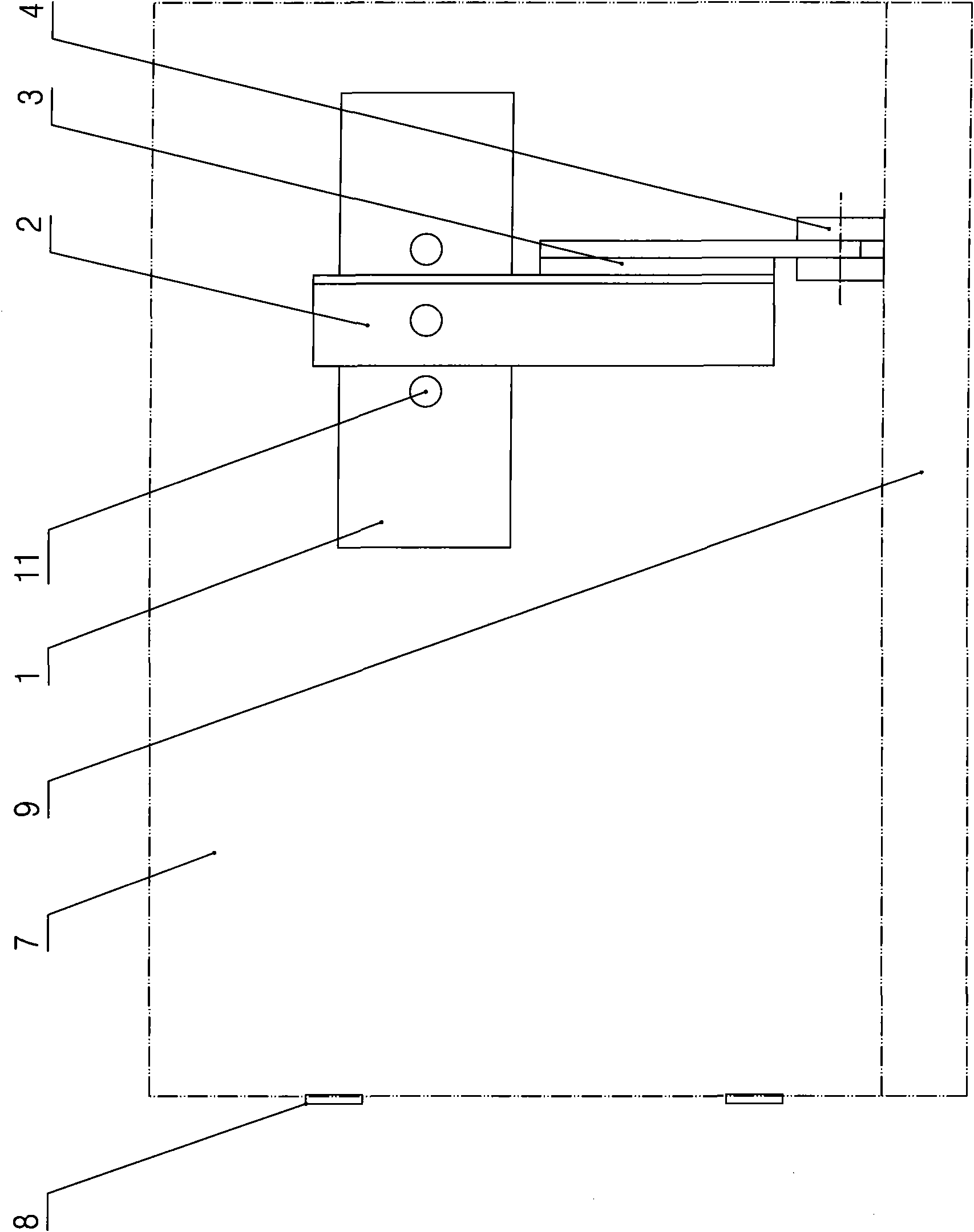 Movable support frame