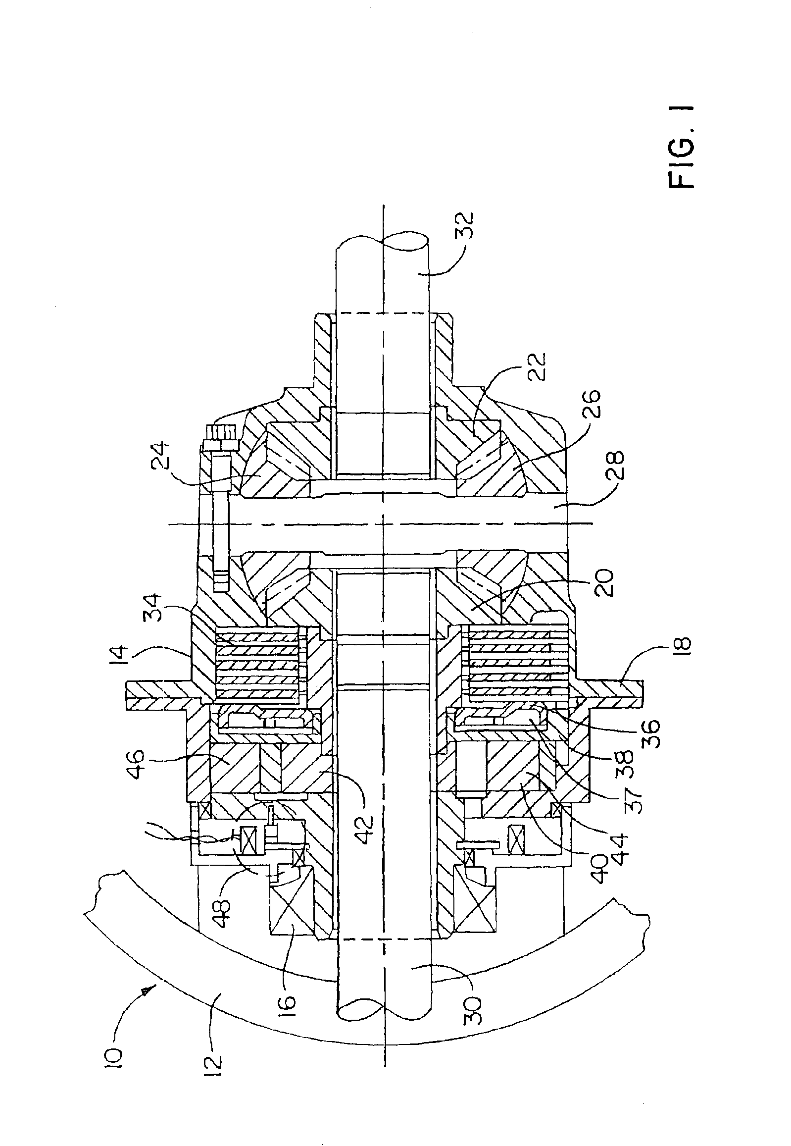 Limited slip differential with integrated solenoid valve and plenum