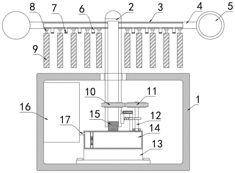 Multi-angle bird repelling device for power supply construction