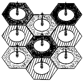 Mobile communication network stereo layered laying method based on 4/5G high frequency band