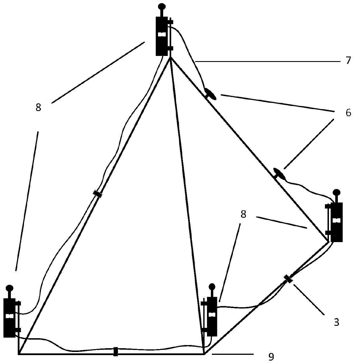 A synchronous self-contained hydrophone underwater acoustic signal acquisition system and working method