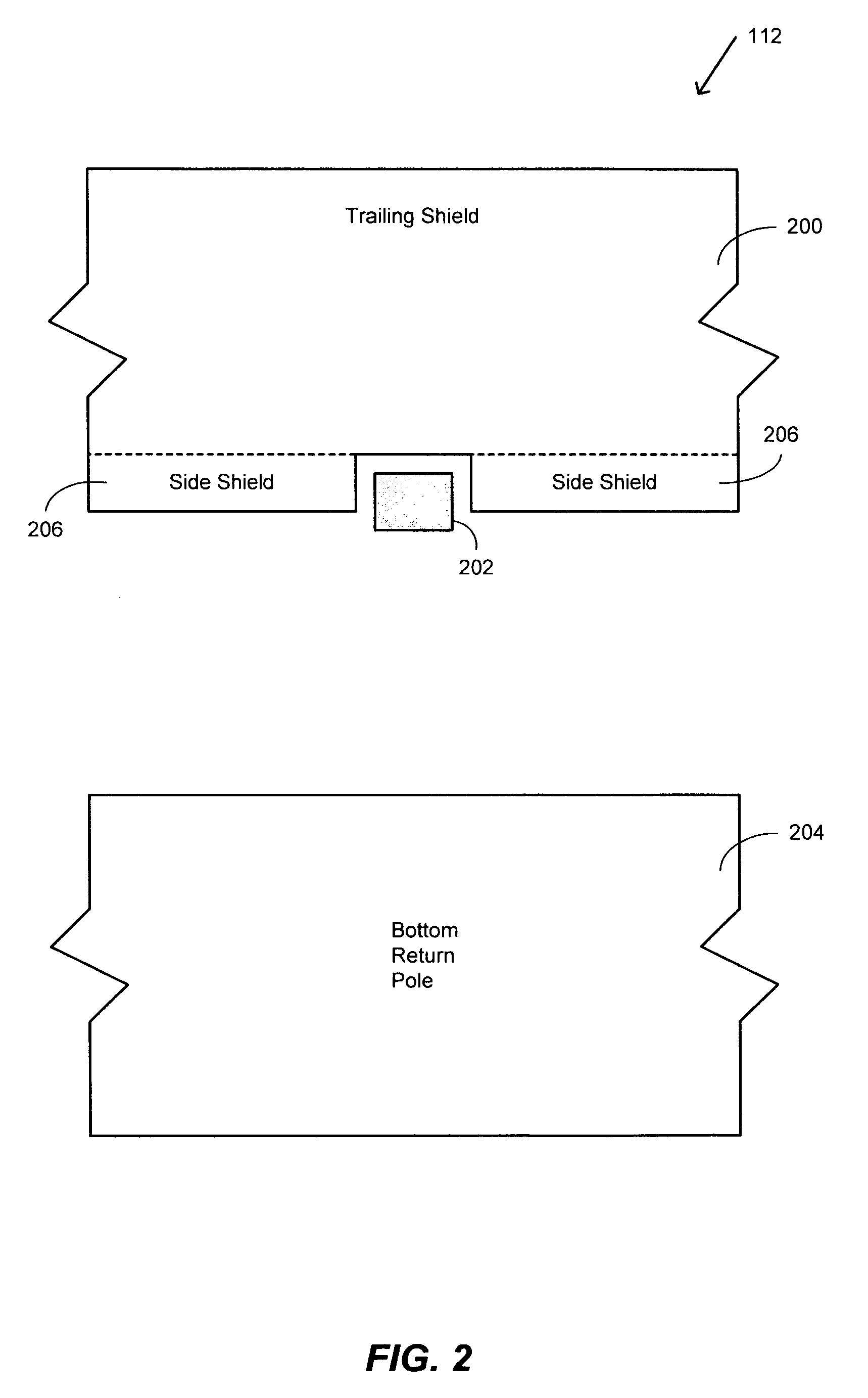 Perpendicular head with trailing shield and rhodium gap process