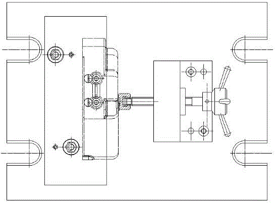 Drilling clamp for shell cover part of hay mower and use method thereof