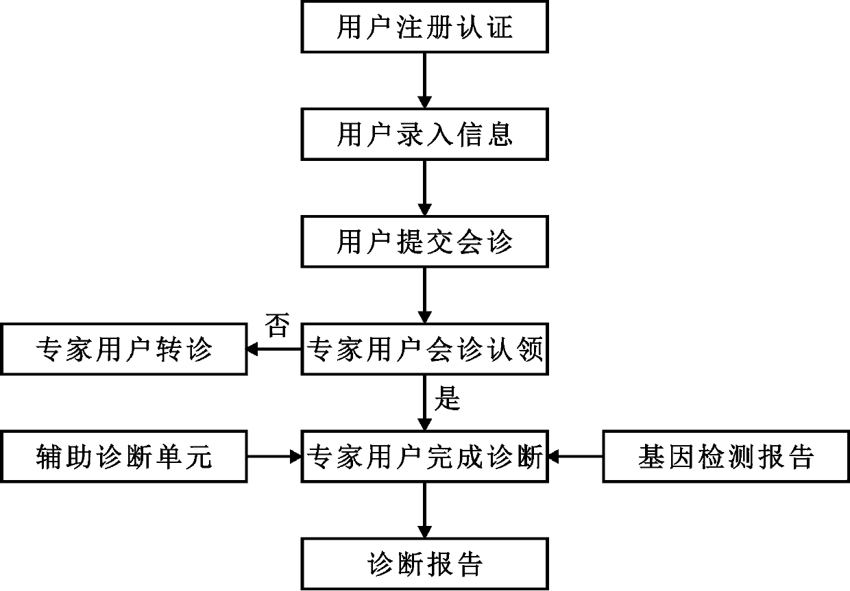 Remote medical expert consultation system and method for genetic diseases