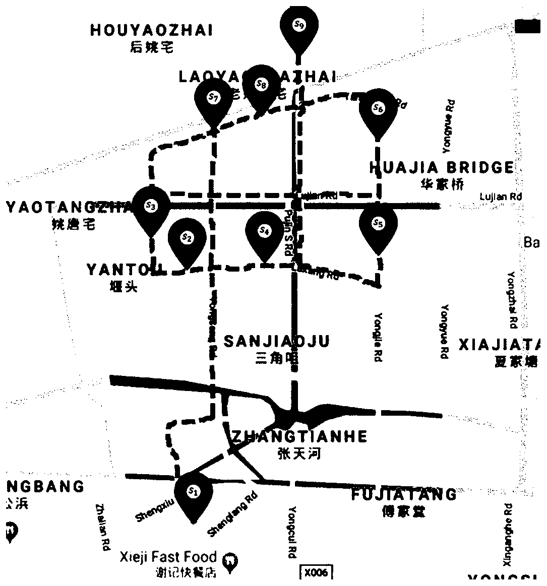 Dynamic vehicle scheduling and route planning method for shared bus