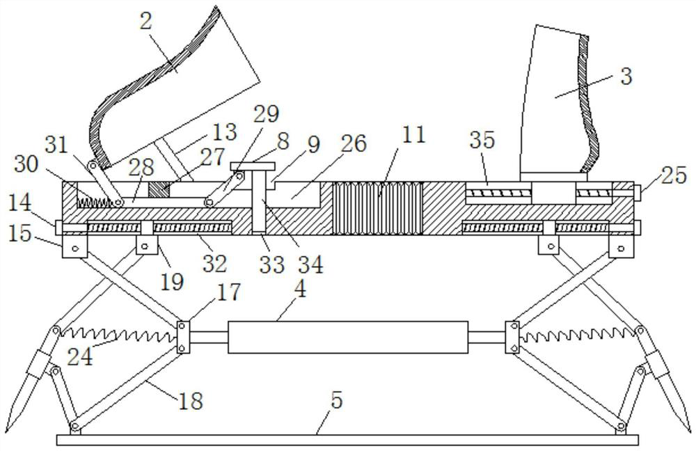 An auxiliary walking device for garden management and its use method