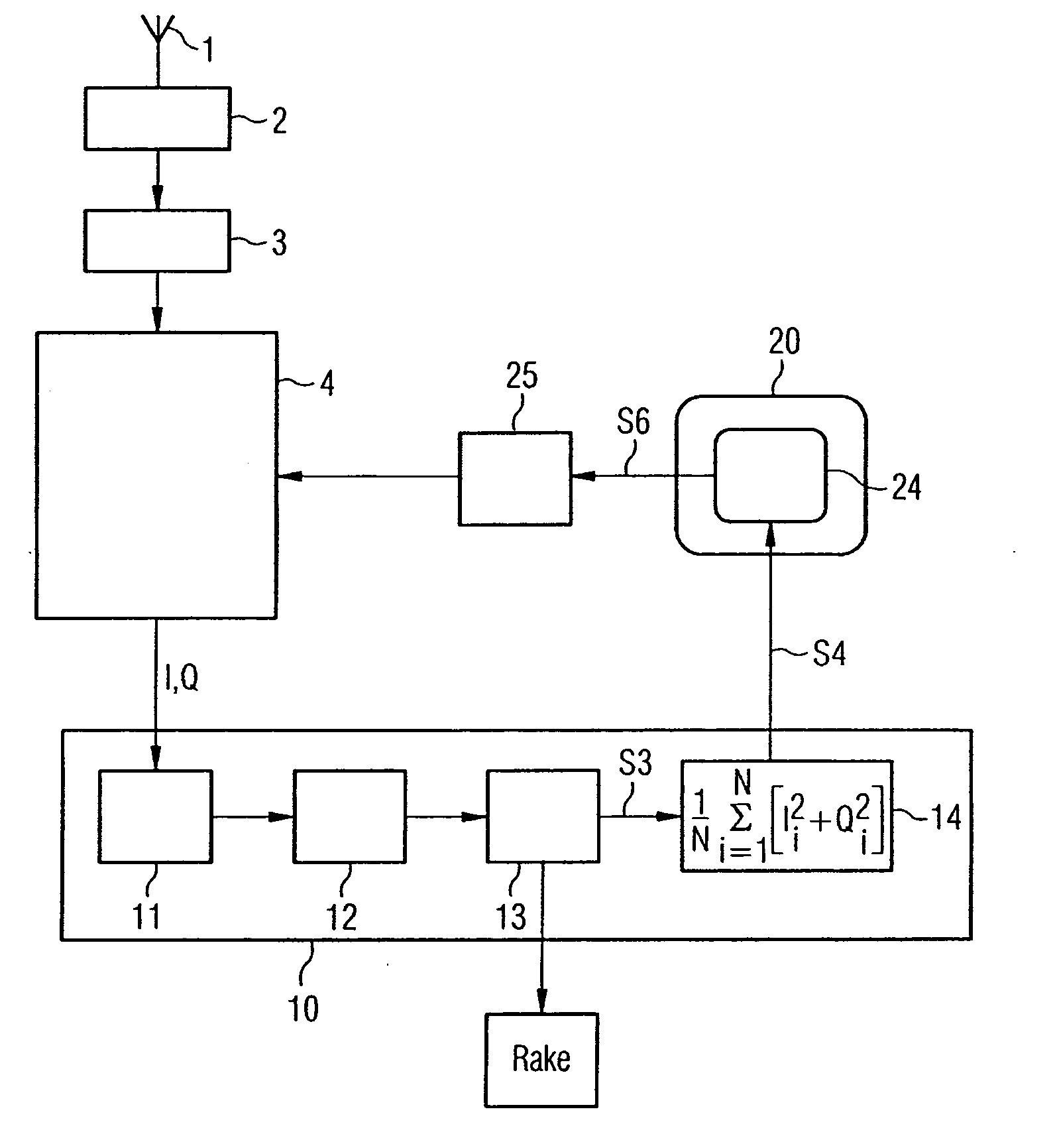 Control method for the AGC unit of a radio receiver