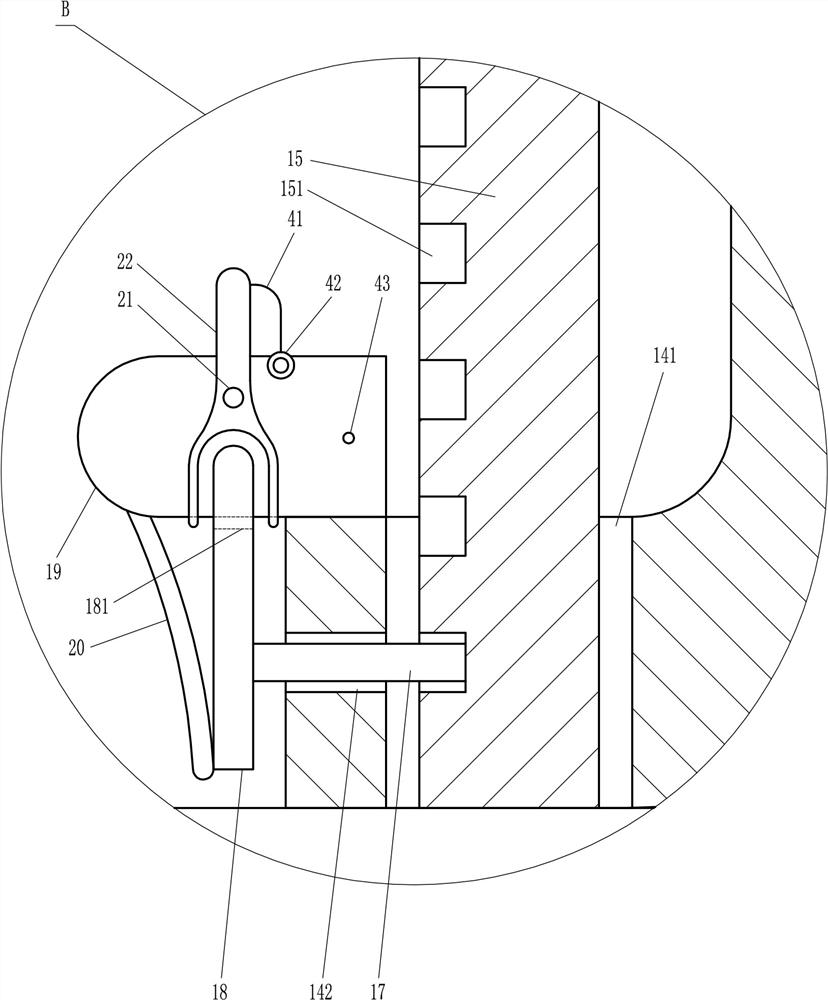 A fixing device for assisting cattle front hoof nail trimming for animal husbandry