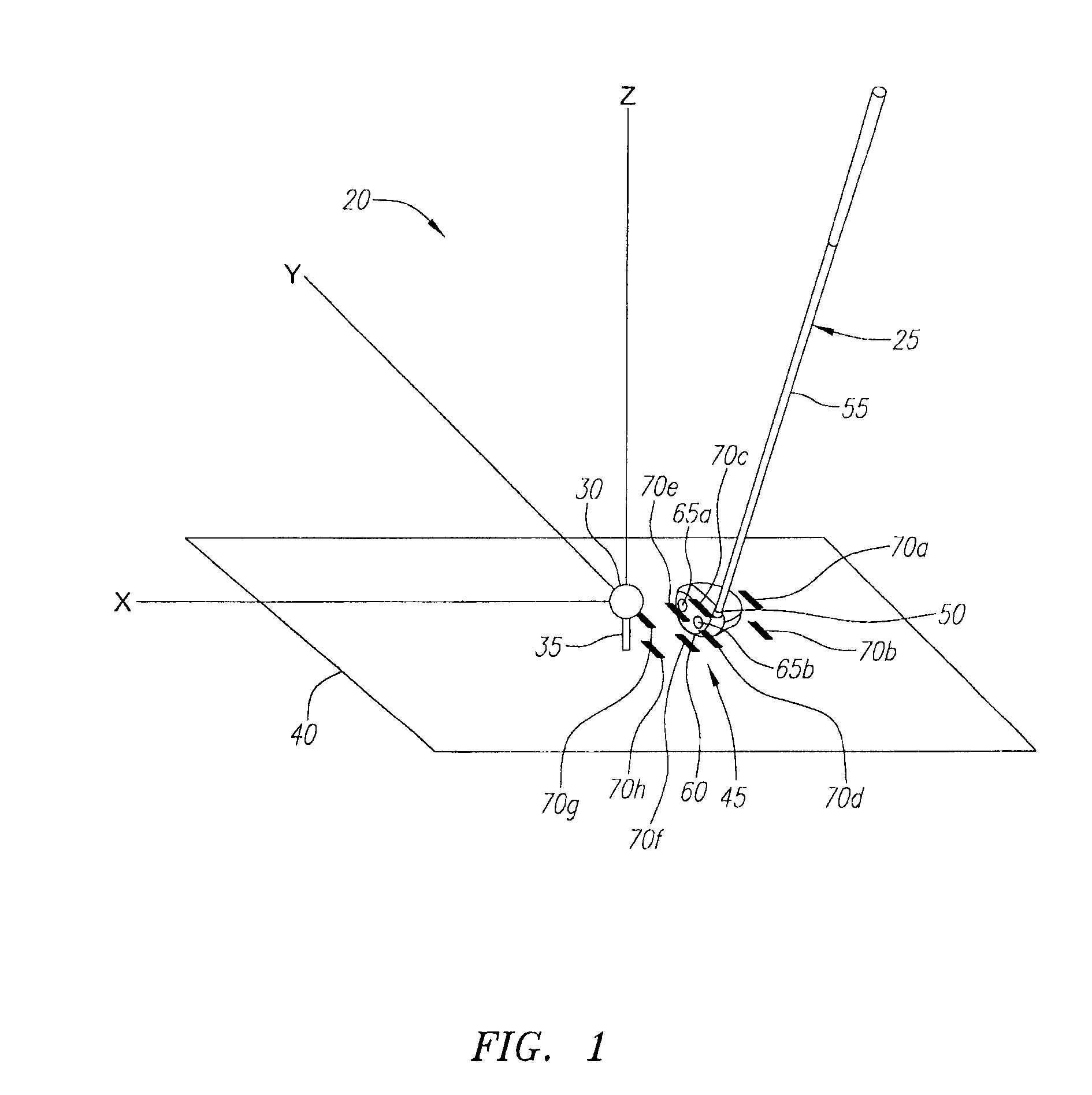 Device to measure the motion of a golf club