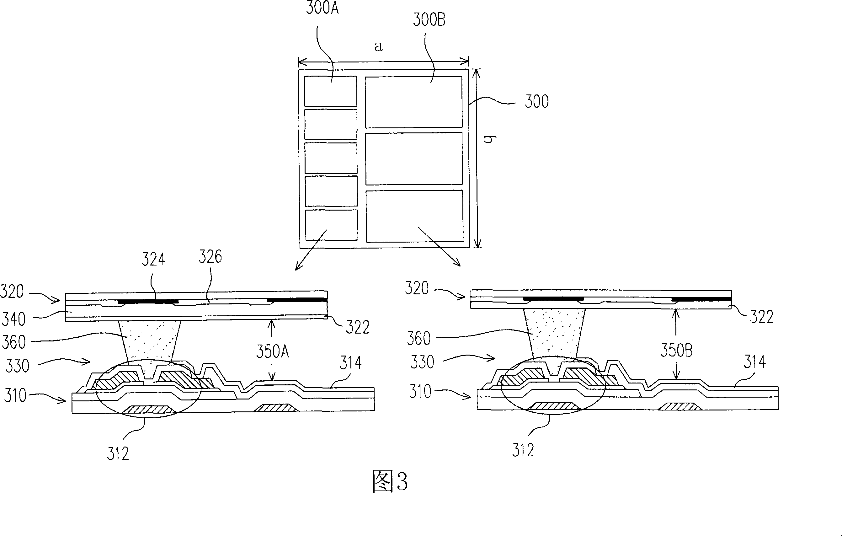 Motherboard of display panel and production method thereof