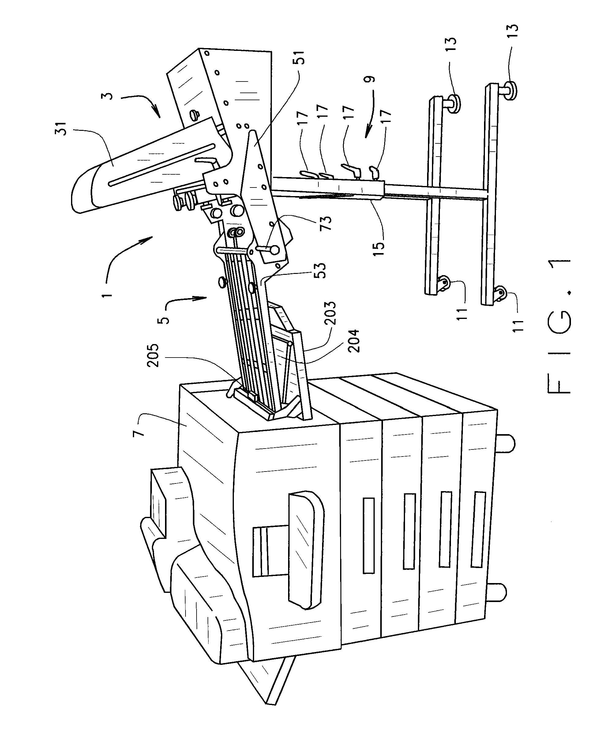 Document feeder with pivoting delivery table, particularly for digital printers