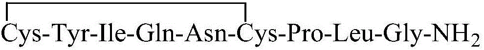 Preparation method for oxytocin deamidation impurity