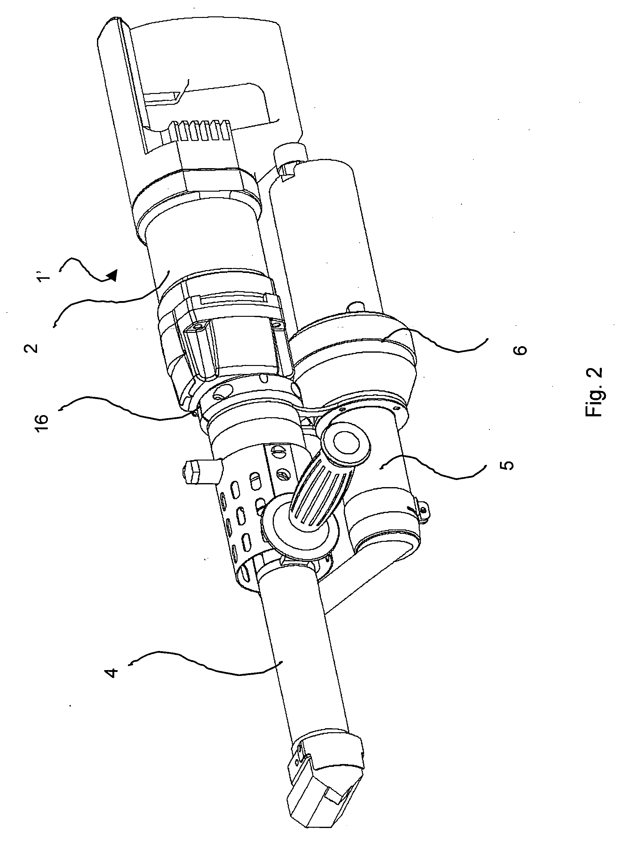 Handheld extruder welding device