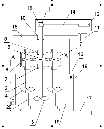 Multi-head printing ink mixing machine