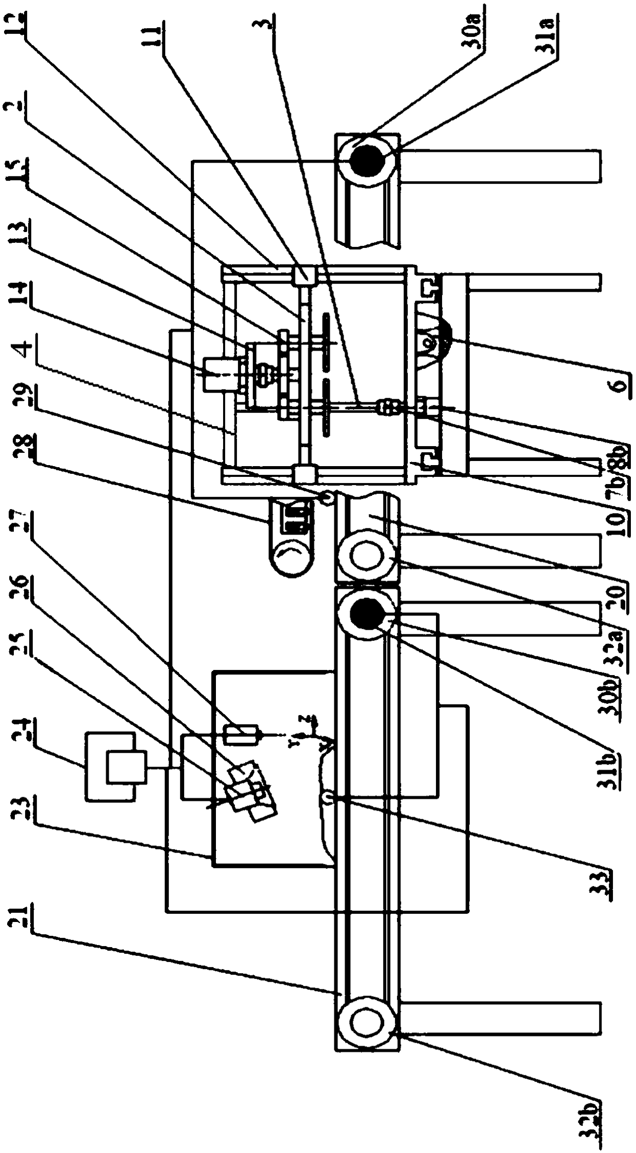 Intelligent feeding system of fish killing machine based on laser bar three-dimensional measurement