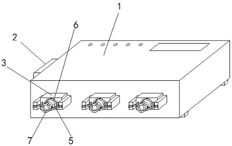 Real-time monitoring network security isolation protection device