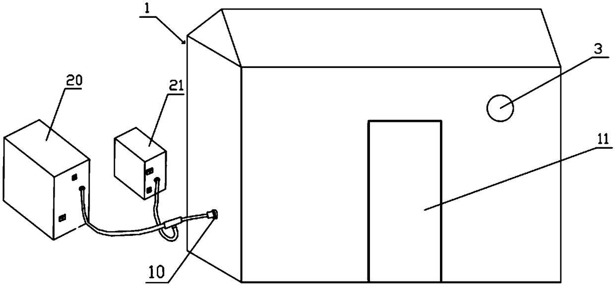 Oxyhydrogen cabin