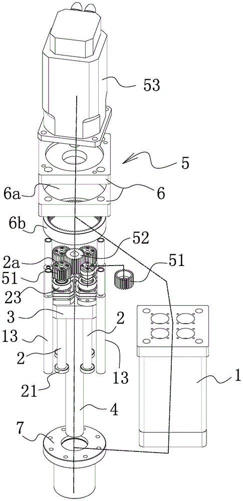 Large-thrust high-speed electric cylinder