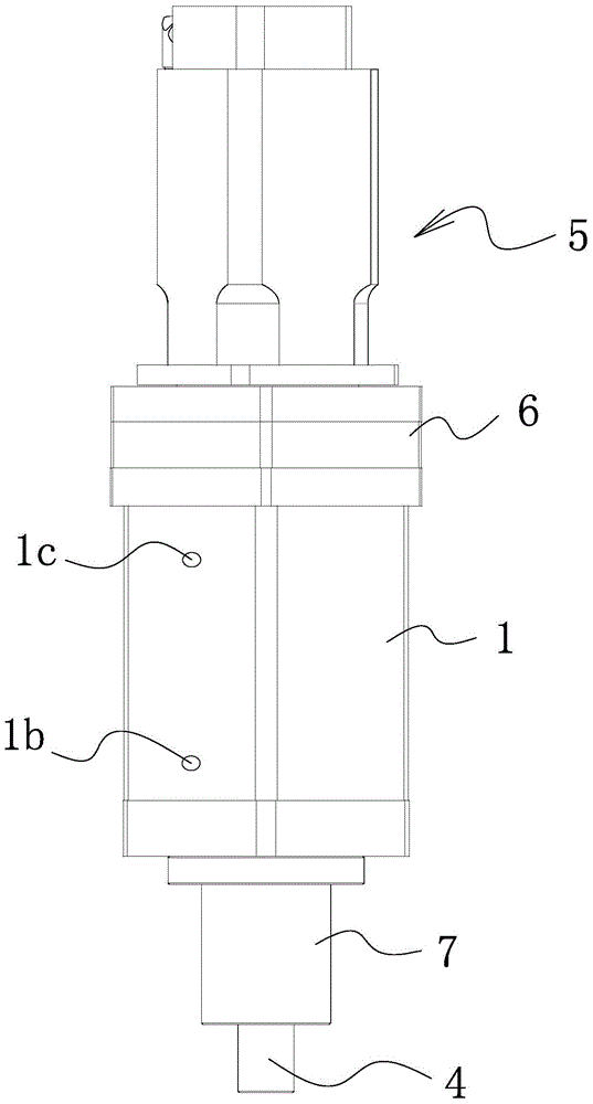 Large-thrust high-speed electric cylinder