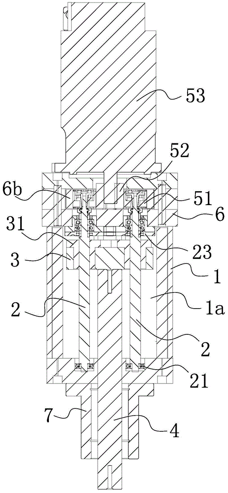 Large-thrust high-speed electric cylinder