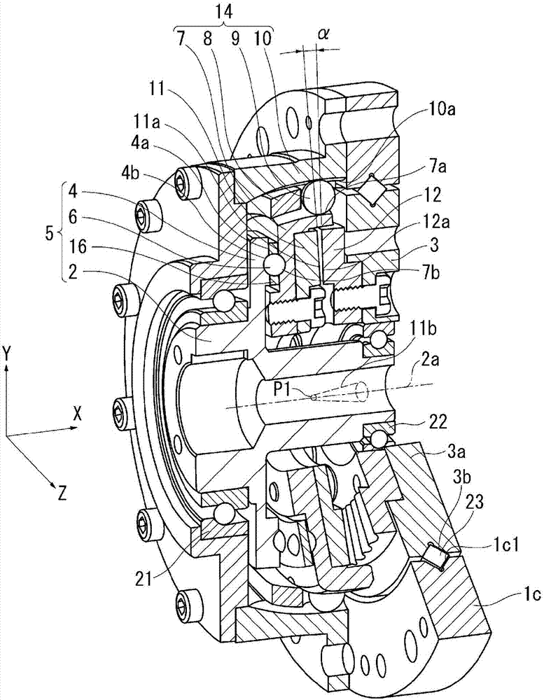 Speed reducer or speed increaser