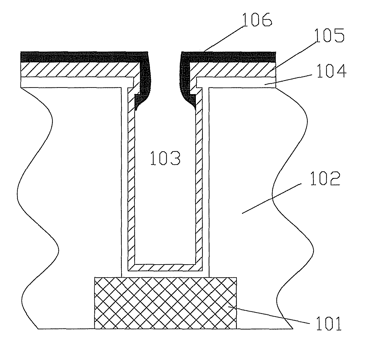 Method for filling a gap