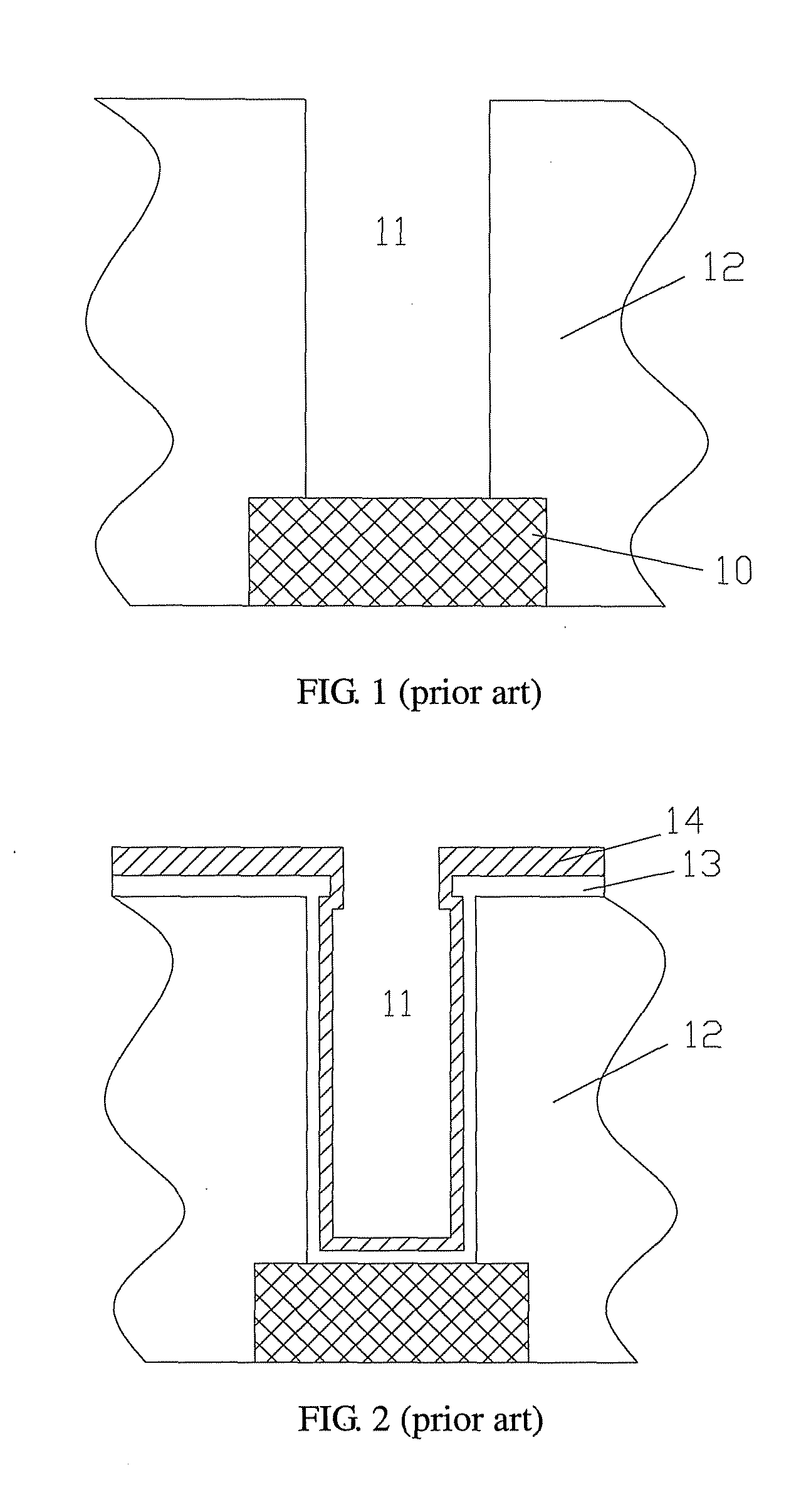 Method for filling a gap