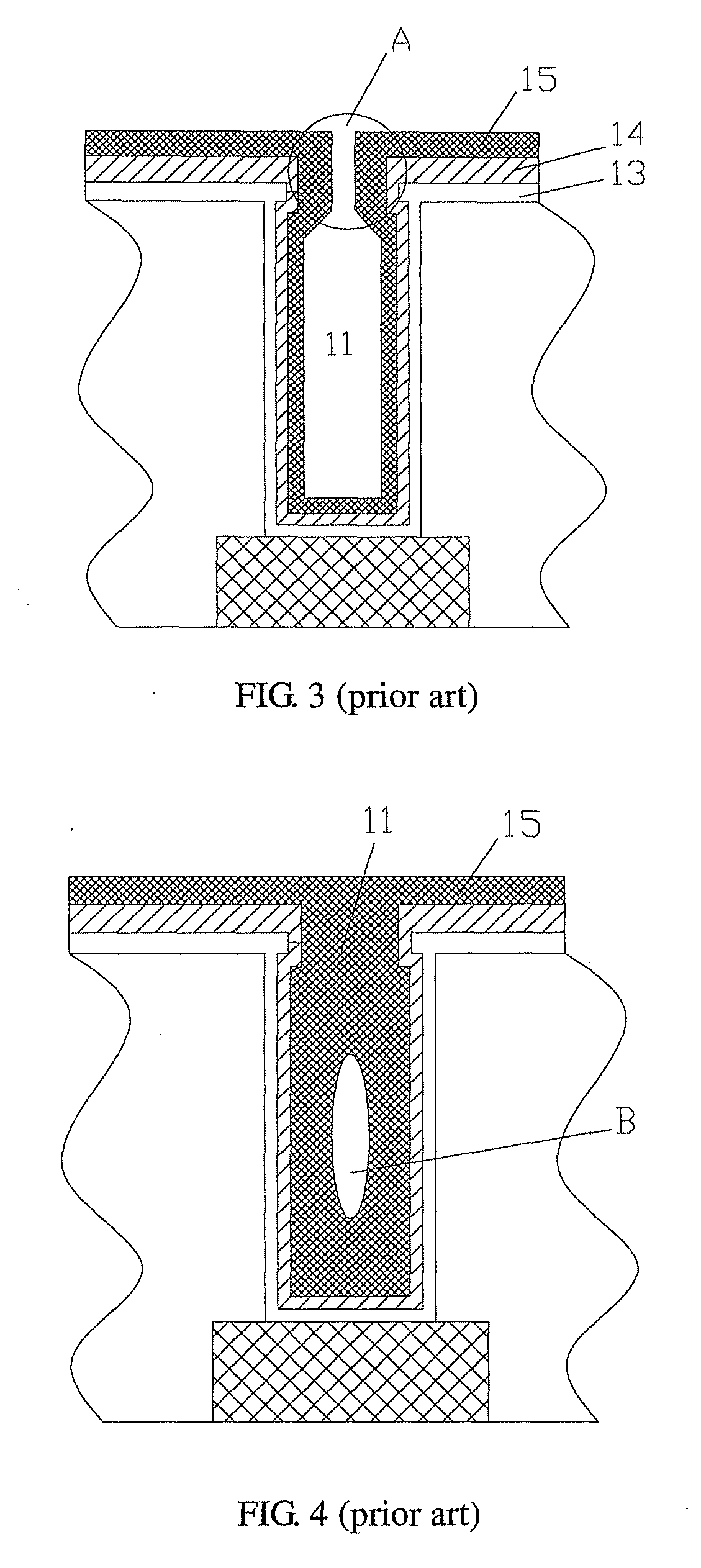 Method for filling a gap