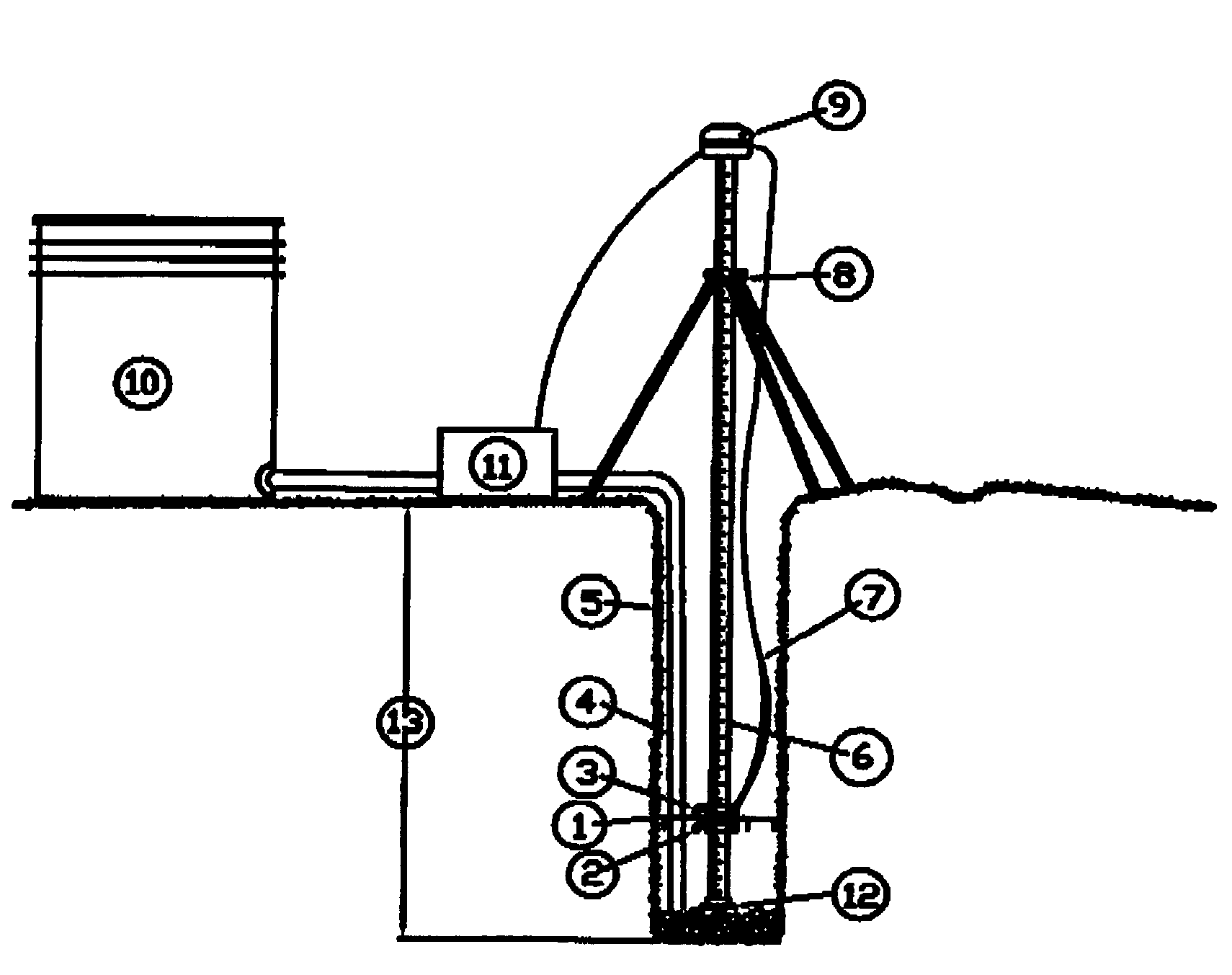 Percolation testing apparatus and method