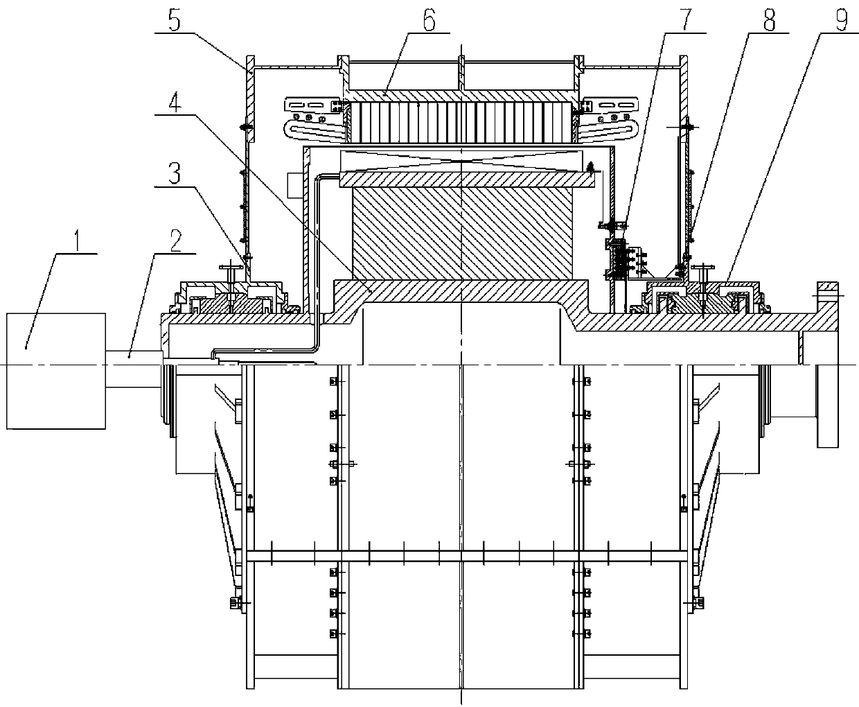 A high temperature superconducting motor