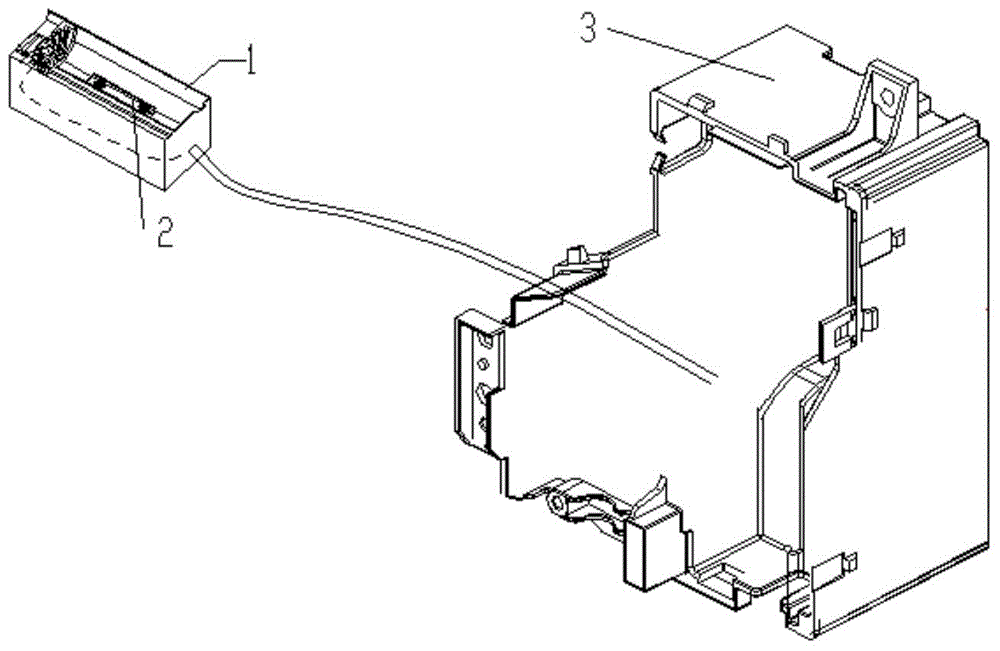 Sensor mounting box, air conditioner leak detecting device and sensor